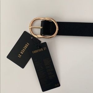 Forever 21 Gold Buckle Belt